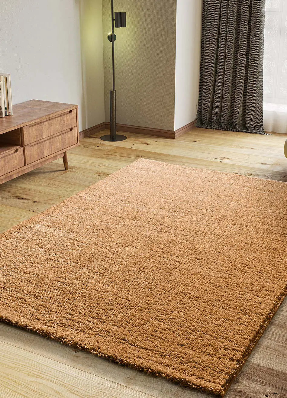 Alfombra a medida Atlas Liso Camel Ambiente | Atticgo