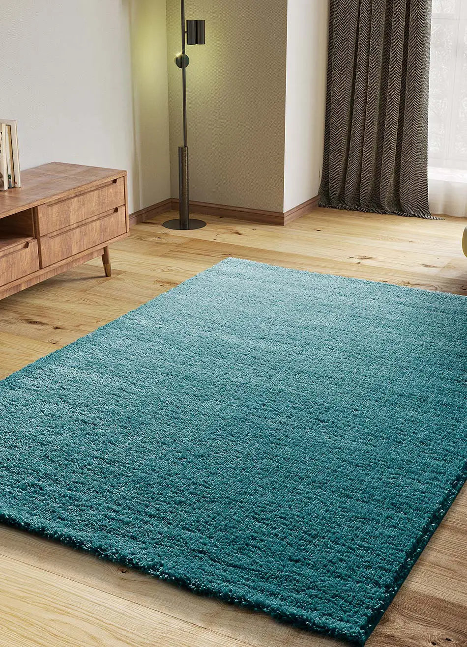 Alfombra a medida Atlas Liso Aqua Ambiente | Atticgo