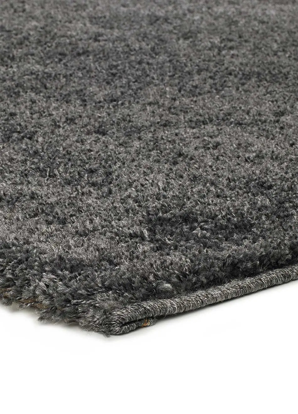 Alfombra a medida Atlas Liso Antracita esquina | Atticgo