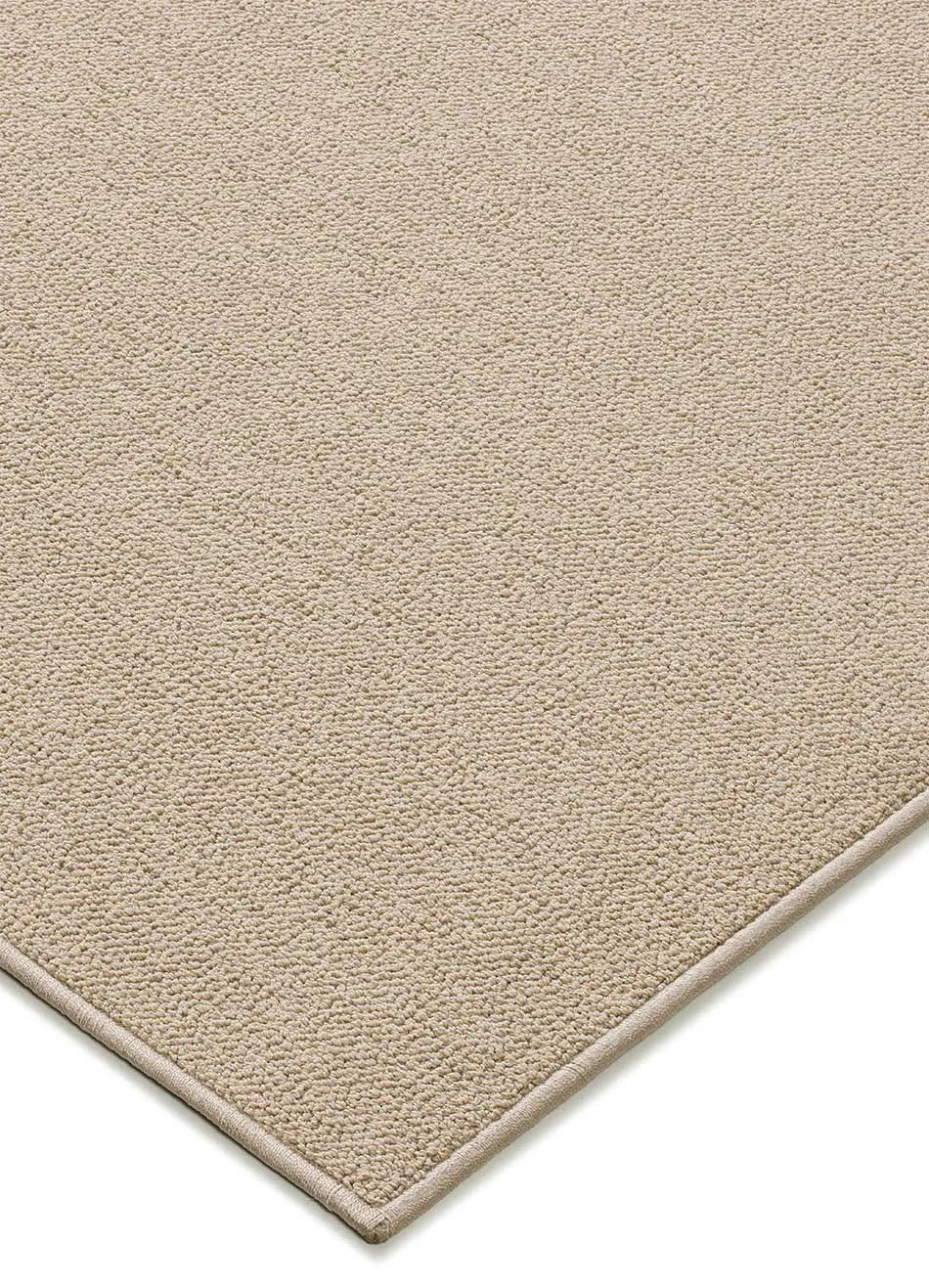 Alfombra a medida Aura Liso Beige esquina | Atticgo