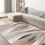 Alfombra abstracta salón Badet Beige 40126 Atticgo