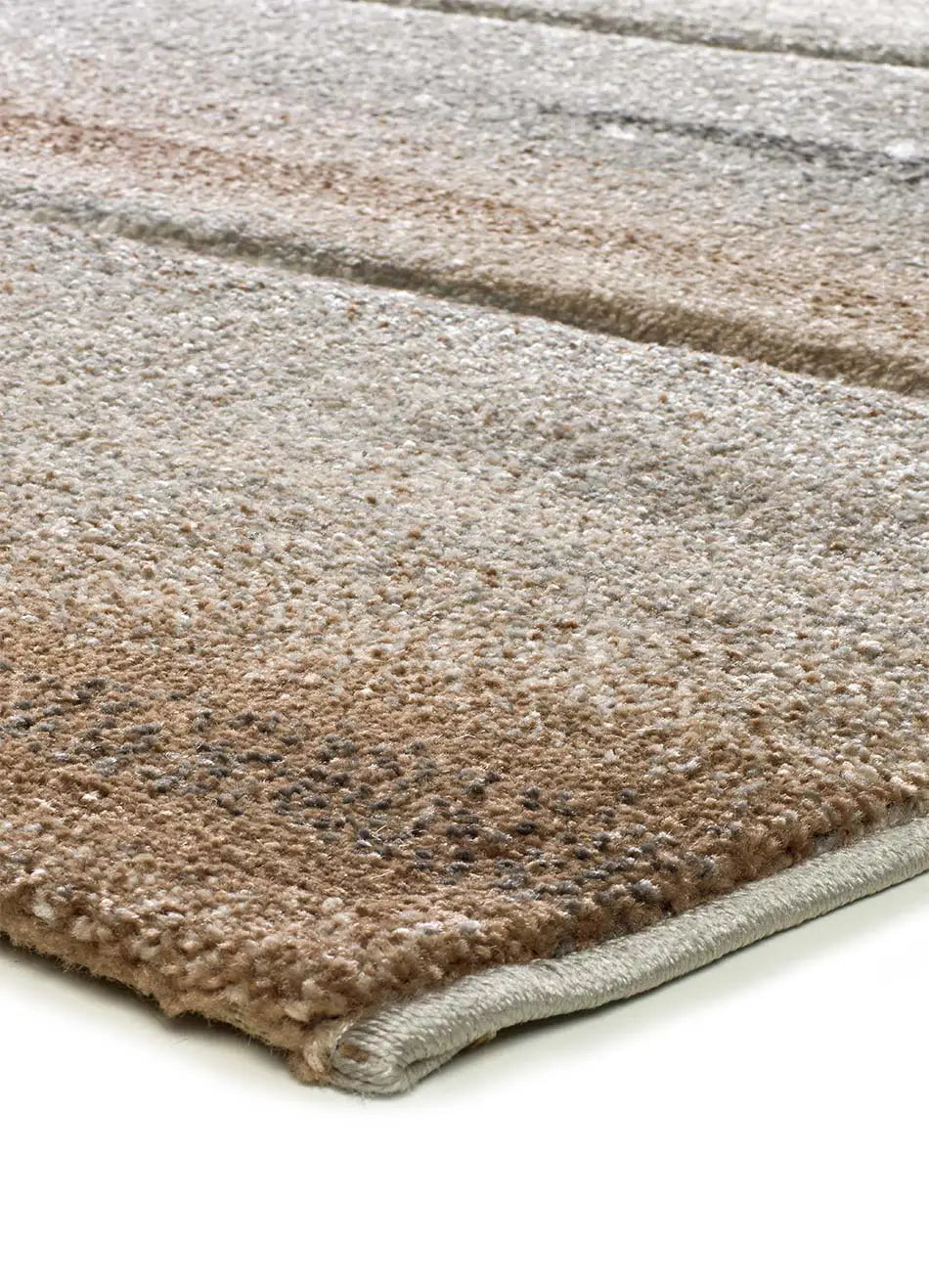 Alfombra abstracta esquina Badet Beige 40126 Atticgo