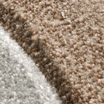 Alfombra abstracta zoom Badet Beige 40126 Atticgo