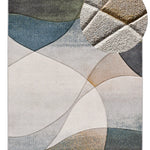 Alfombra abstracta salón Badet Gris 40377 Atticgo Detalle