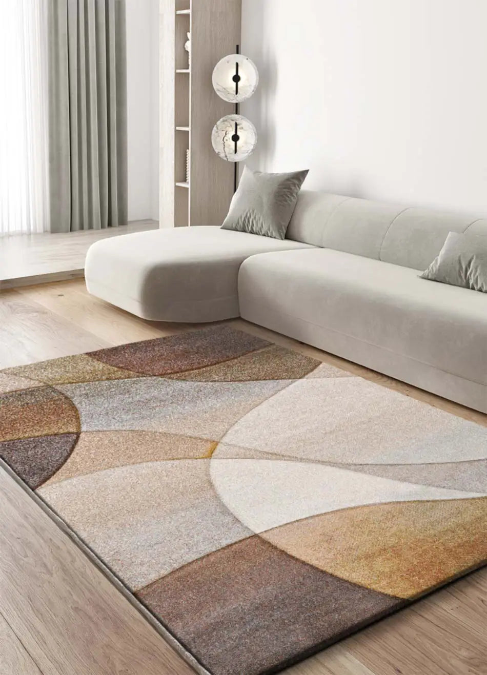 Alfombra abstracta salón Badet Multicolor 40377 Atticgo