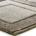 Alfombra geométrica esquina Badet Marrón 40504 Atticgo