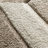 Alfombra geométrica zoom Badet Marrón 40504 Atticgo