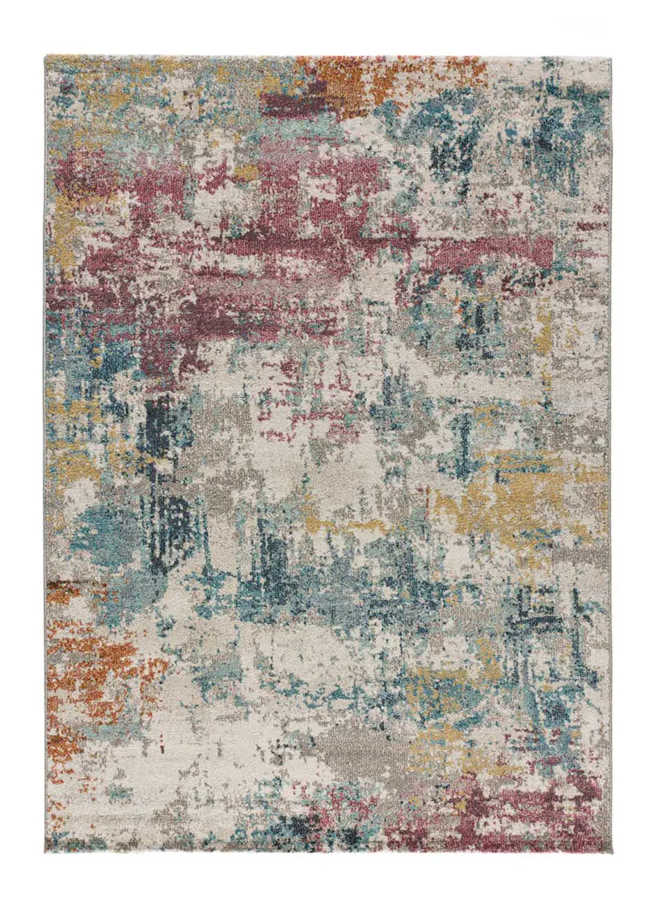Alfombra abstracta multicolor Balaki 54534 Atticgo