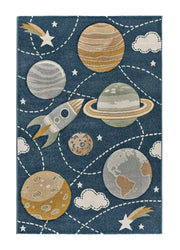 Alfombra infantil Balloon 40365 Azul