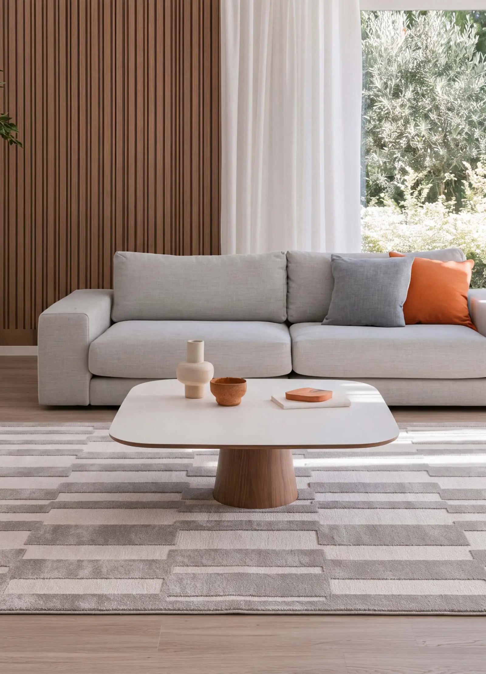 Alfombra salón con relieve Baresa 12940 Gris | Atticgo