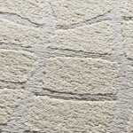 Atticgo Alfombra moderna con relieve Baresa 12941 Plata detalle