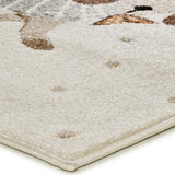 Alfombra infantil perros salchicha Beats 40485 Blanco Atticgo Detalle