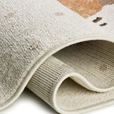 Alfombra infantil perros salchicha Beats 40485 Blanco Atticgo Textura