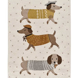 Alfombra infantil perros salchicha Beats 40485 Blanco Atticgo