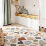 Alfombra infantil piedras animadas Beats 40495 Multicolor Atticgo