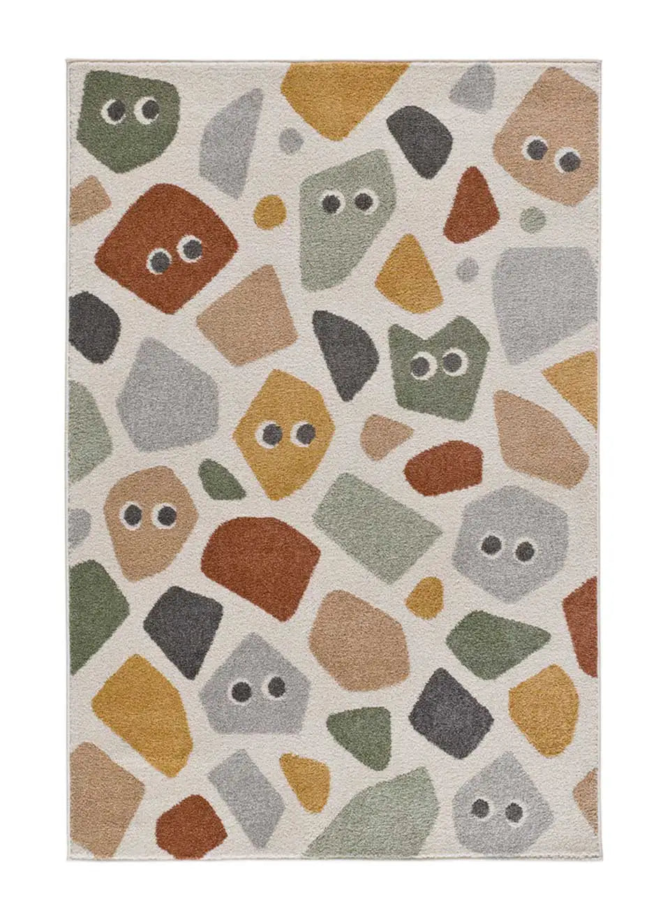 Alfombra infantil piedras animadas Beats 40495 Multicolor Atticgo