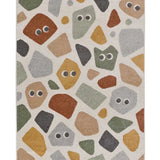 Alfombra infantil piedras animadas Beats 40495 Multicolor Atticgo