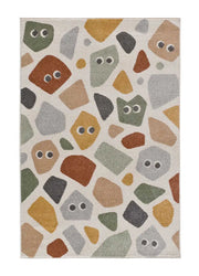 Alfombra infantil piedras animadas Beats 40495 Multicolor Atticgo