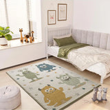 Alfombra infantil monstruos para habitación Beats 40500 Multicolor Atticgo