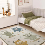 Alfombra infantil monstruos habitación Beats 40500 Multicolor Atticgo