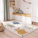 Alfombra infantil monstruos Beats 40500 Multicolor Atticgo