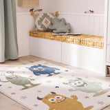 Alfombra infantil monstruos Beats 40500 Multicolor Atticgo