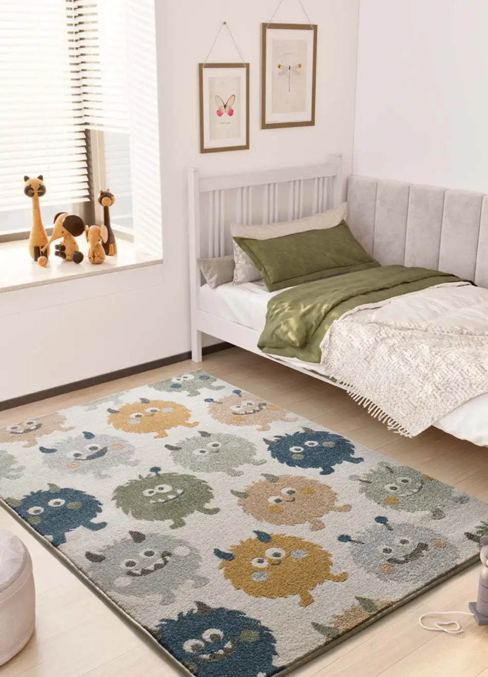 Alfombra infantil habitación monstruos Beats 40501 Multicolor Atticgo