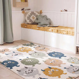 Alfombra infantil monstruos Beats 40501 Multicolor Atticgo