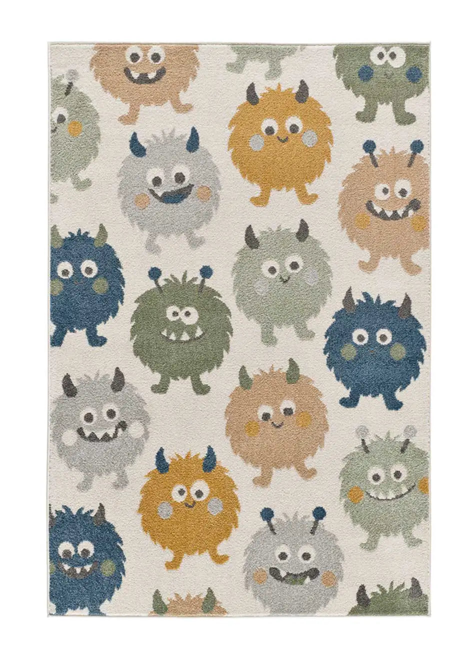 Alfombra infantil monstruos Beats 40501 Multicolor Atticgo