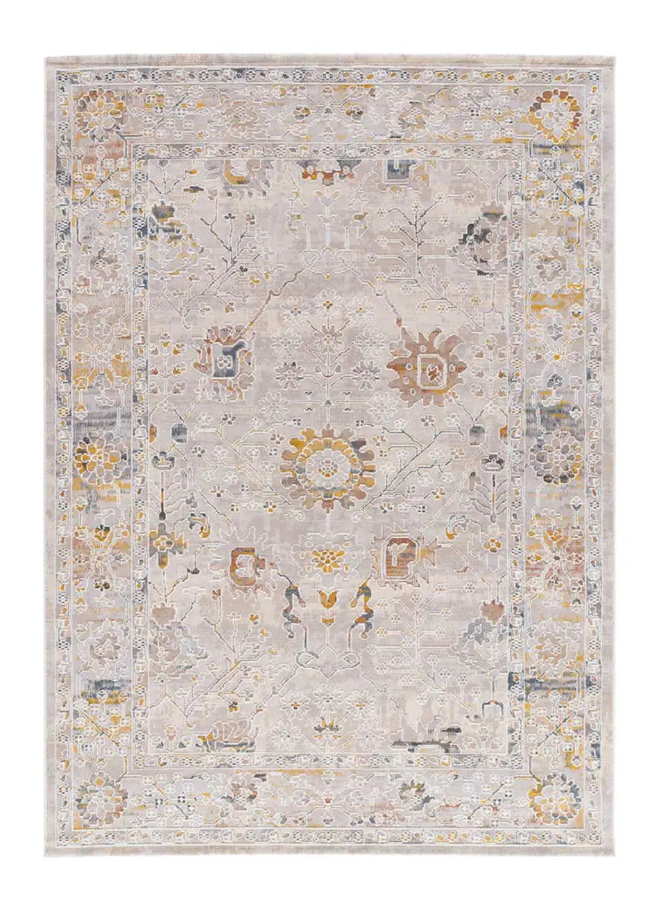 Alfombra clásica beige y multicolor Berta 5204 Atticgo