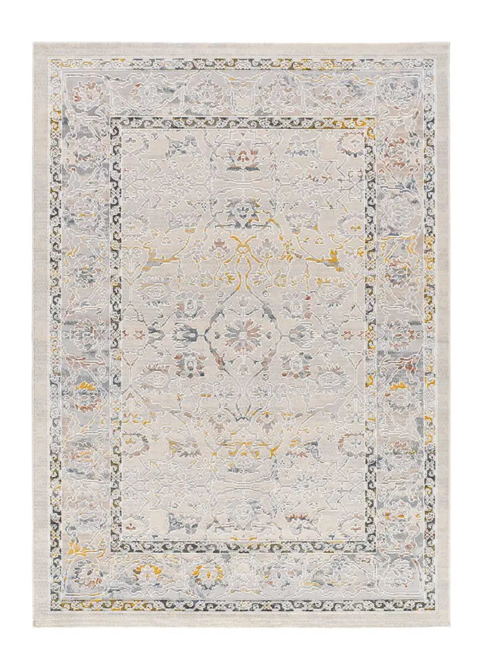 Alfombra clásica beige y multicolor Berta 5208 Atticgo