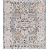 Alfombra clásica beige y azul Berta 5214 Atticgo