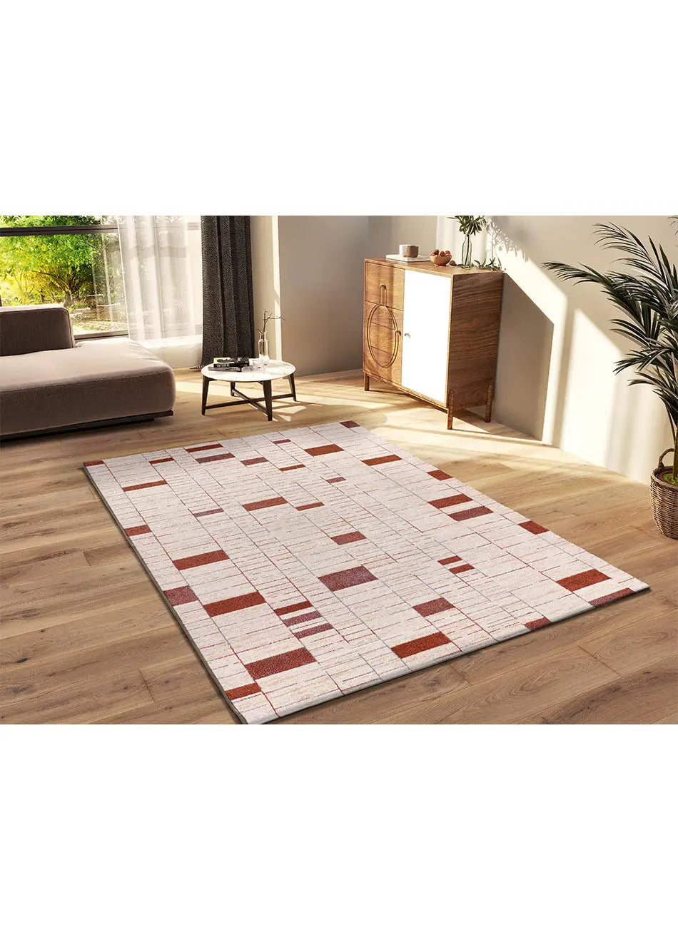 Atticgo Alfombra Moderna Beruti 12920 Caldera ambiente salón
