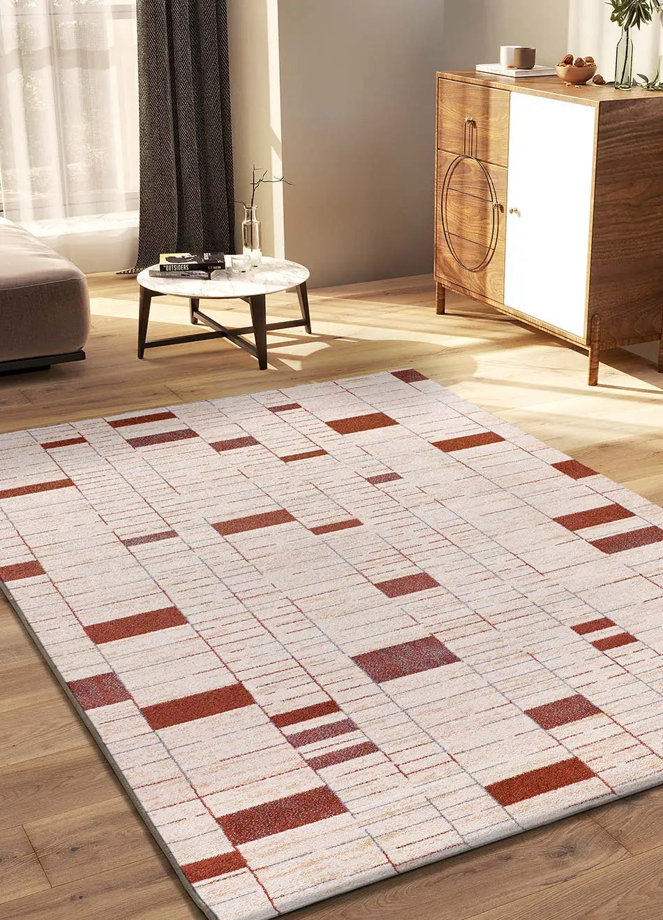 Atticgo Alfombra Moderna Beruti 12920 Caldera ambiente