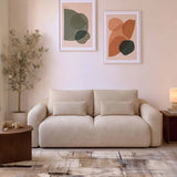 Alfombra salón abstracta Beruti 12921 Beige | Atticgo