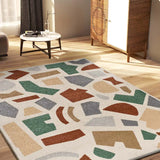 Tappeto geometrico Beruti 12926 Multicolore