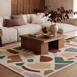 Alfombra salón geométrica Beruti 12926 Multicolor | Atticgo