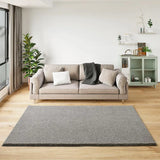 Custom-Made Rug Bloom Plain Grey