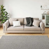 Custom-Made Rug Bloom Plain Grey