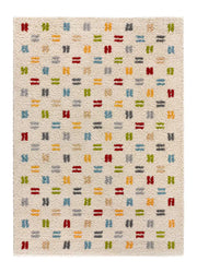 Atticgo Alfombra Shaggy Geométrica Bremen 8819 Multicolor