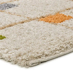 Atticgo Alfombra Shaggy Geométrica Bremen 8820 Multicolor detalle
