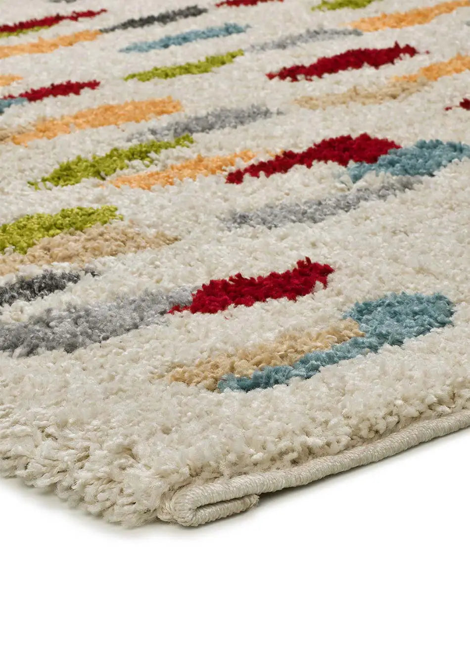 Atticgo Alfombra Shaggy Geométrica Bremen 8822 Multicolor detalle