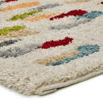 Atticgo Alfombra Shaggy Geométrica Bremen 8822 Multicolor detalle