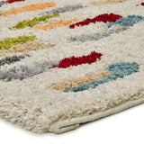 Atticgo Alfombra Shaggy Geométrica Bremen 8822 Multicolor detalle