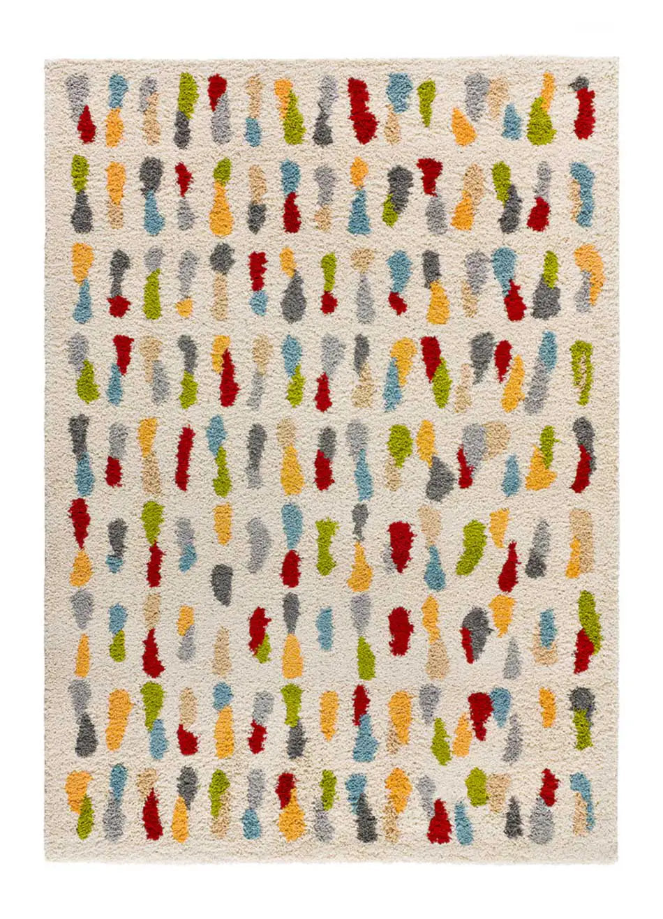 Atticgo Alfombra Shaggy Geométrica Bremen 8822 Multicolor