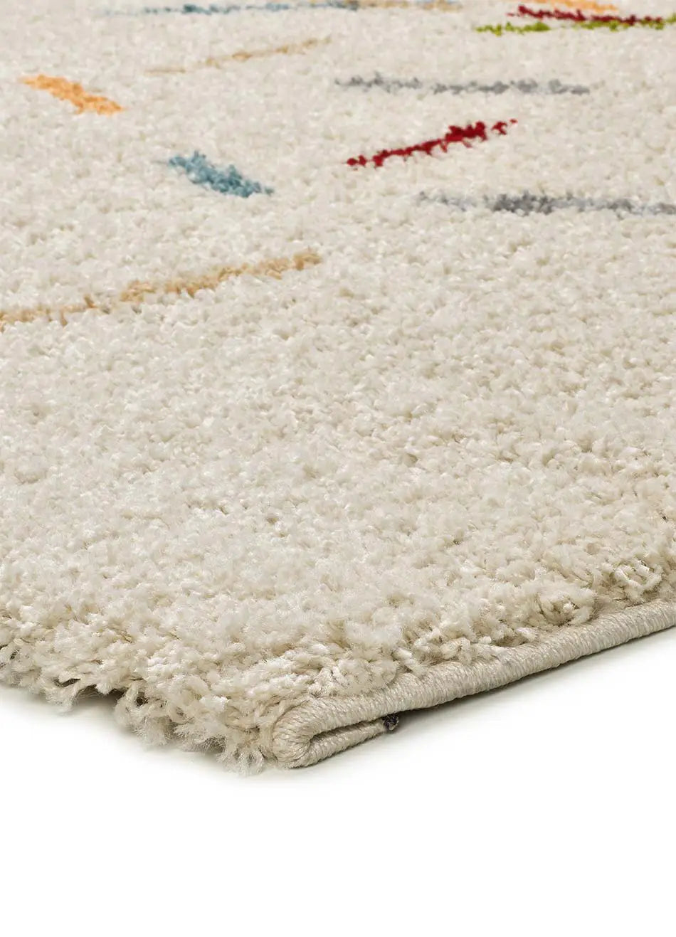 Atticgo Alfombra Shaggy Geométrica Bremen 8825 Multicolor detalle