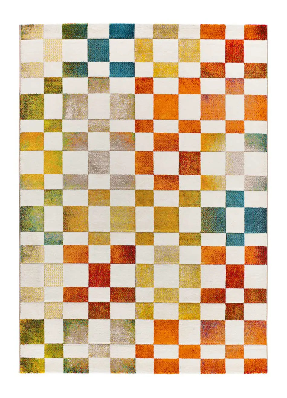 Atticgo Alfombra a cuadros Brunei 40411 Multicolor