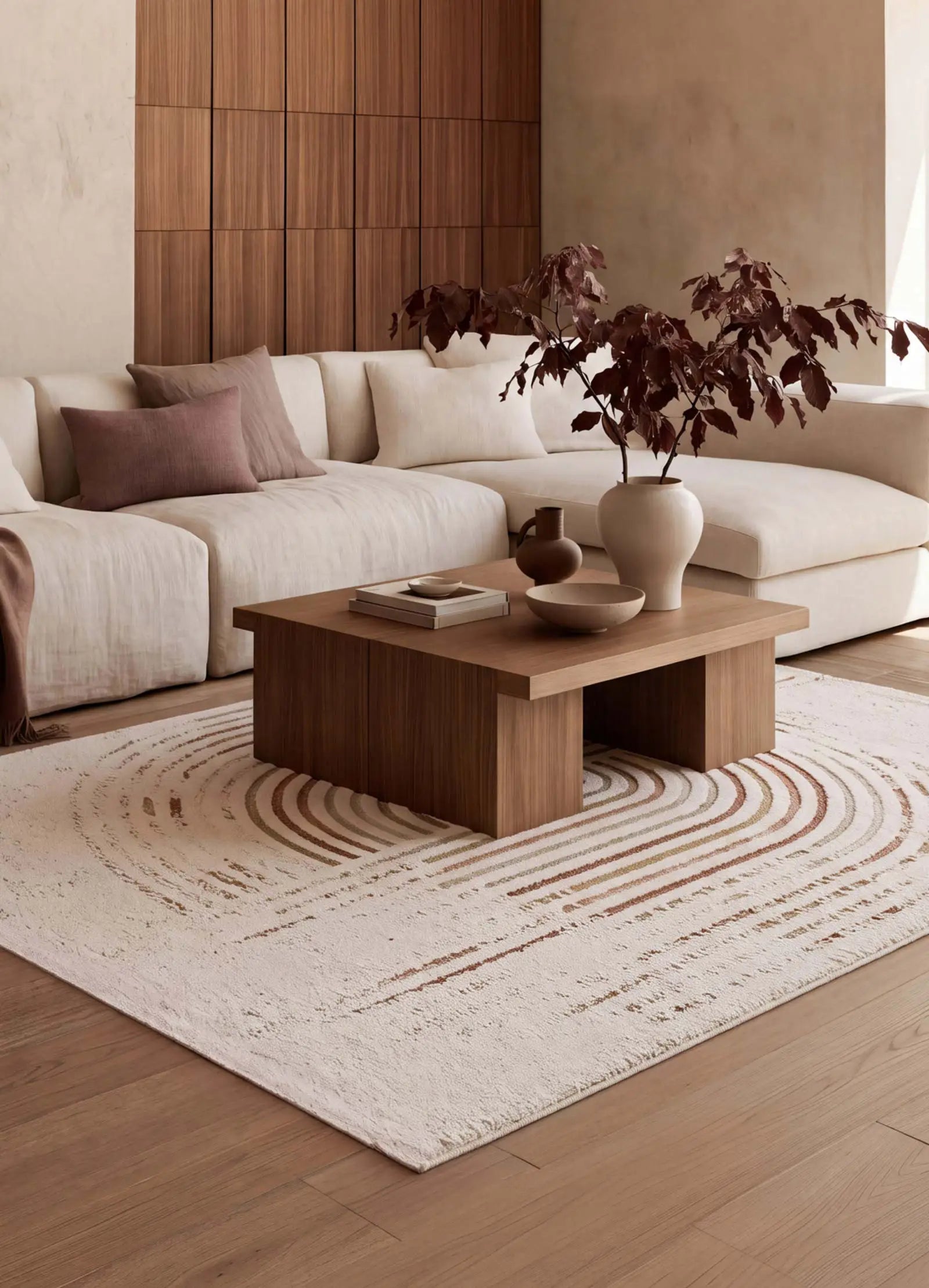 Alfombra de estilo escandinavo Candela 2299 Crema | Atticgo