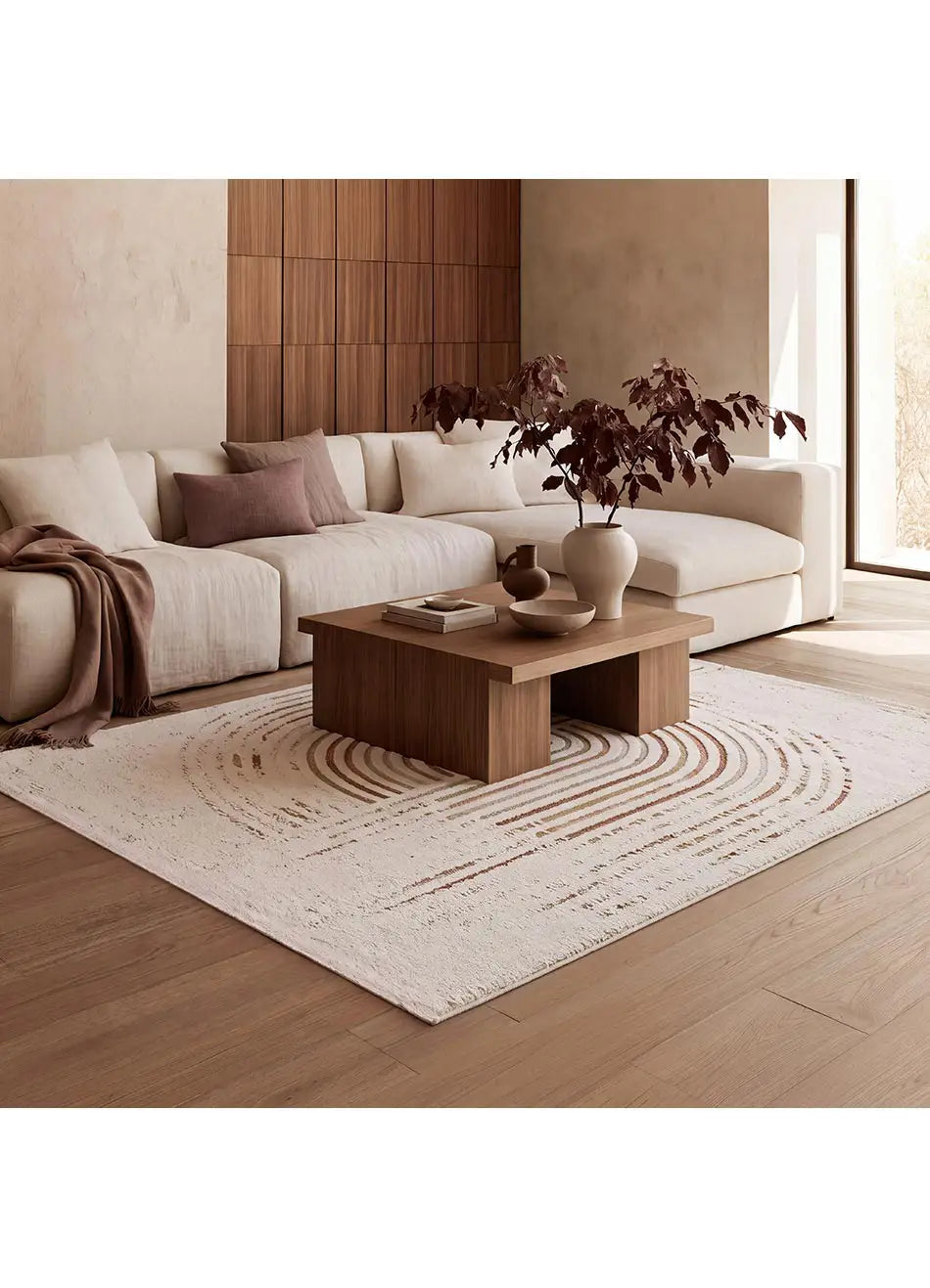 Alfombra de estilo escandinavo Candela 2299 Crema | Atticgo
