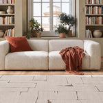 Alfombra de estilo escandinavo para salón Candela 2309 Crema | Atticgo